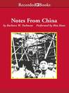 Cover image for Notes From China